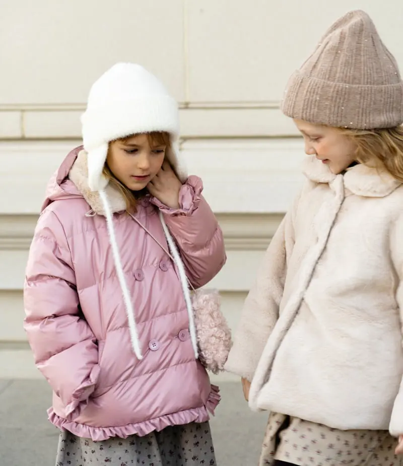 Le Bev - Korean Children Fashion - #kidzfashiontrend - Frill Duck Jacket - 10