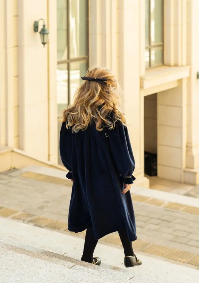 Le Bev - Korean Children Fashion - #kidzfashiontrend - Jane Velvet One-piece - 5