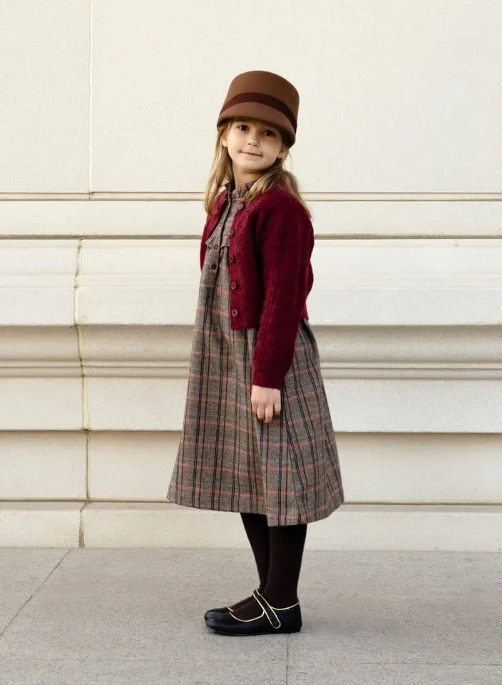 Le Bev - Korean Children Fashion - #magicofchildhood - Roa Check One-piece - 6
