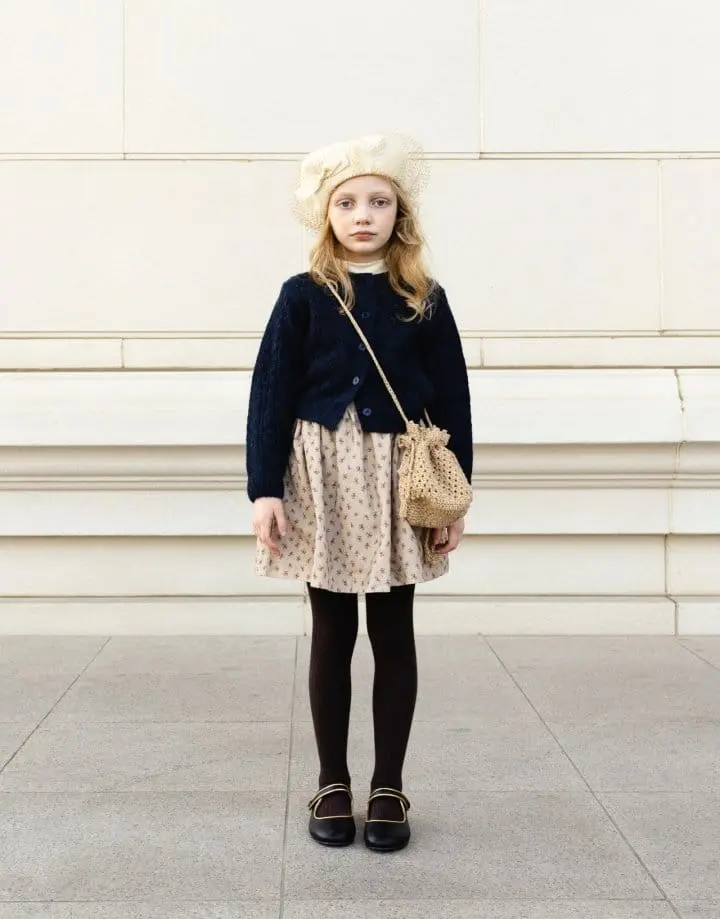 Le Bev - Korean Children Fashion - #prettylittlegirls - Corduroy Florak Skirt - 3