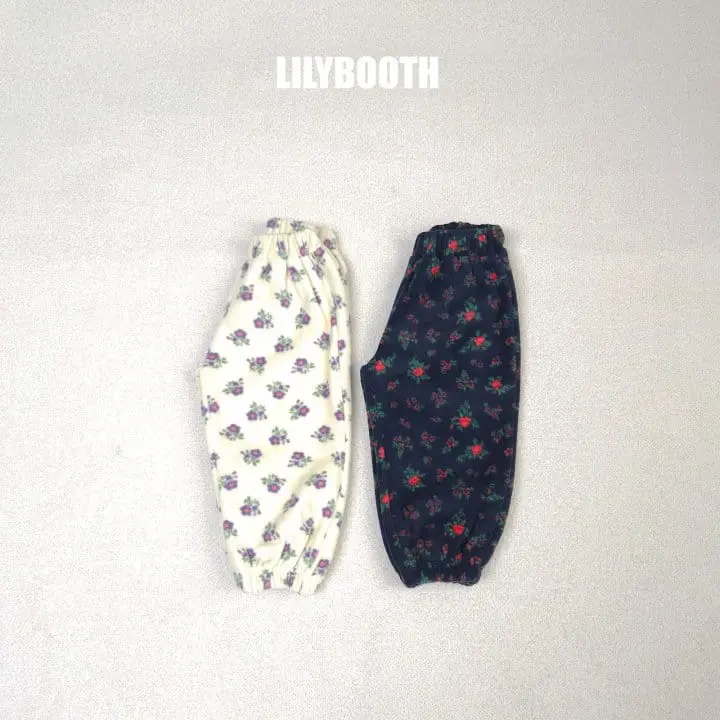 Lilybooth - Korean Children Fashion - #kidsstore - Flower Jogger Pants - 11