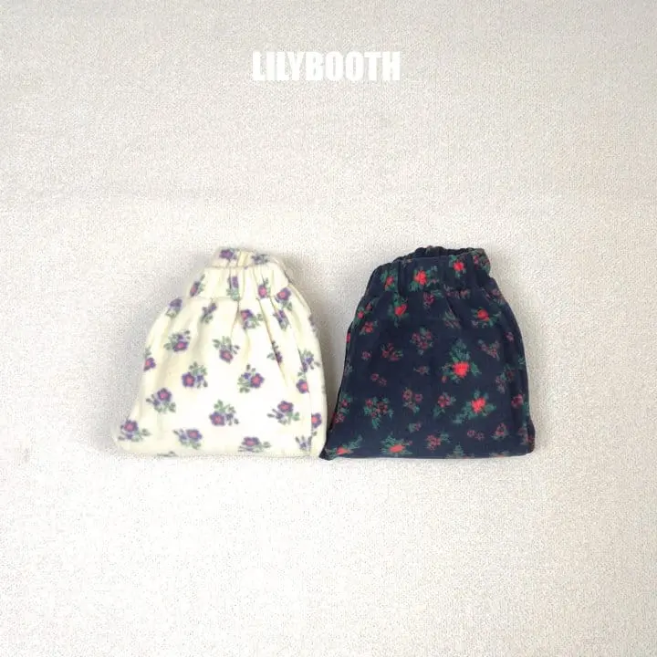 Lilybooth - Korean Children Fashion - #kidzfashiontrend - Flower Jogger Pants - 12