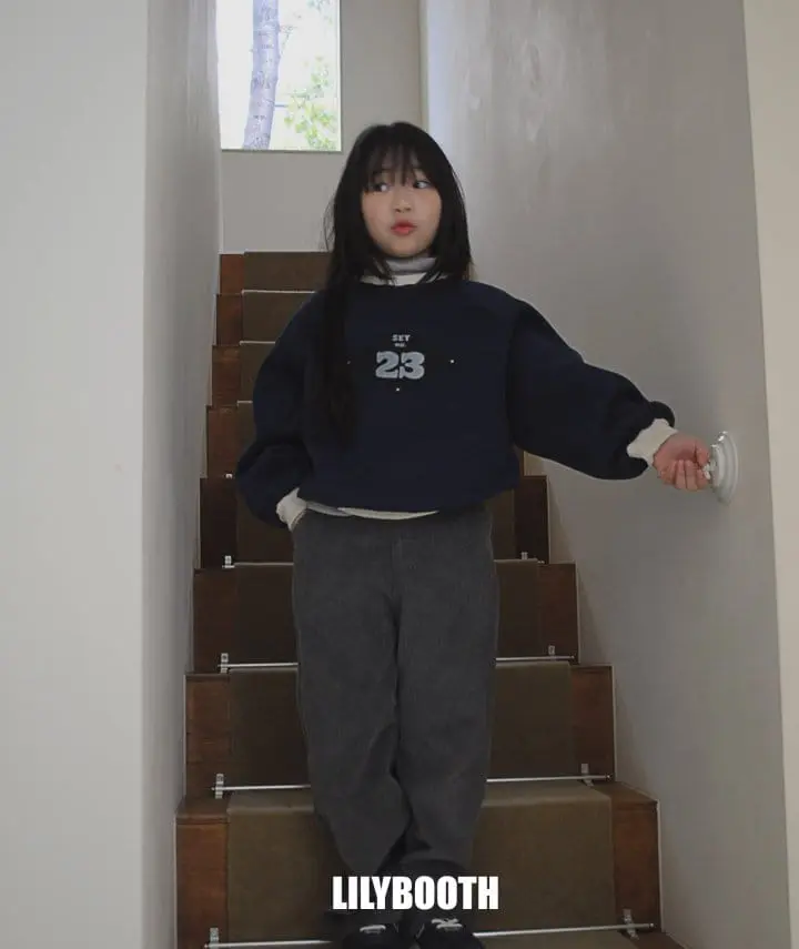 Lilybooth - Korean Children Fashion - #magicofchildhood - Number Swearshirt - 10