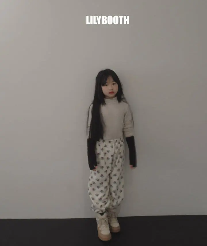 Lilybooth - Korean Children Fashion - #todddlerfashion - Flower Jogger Pants - 2