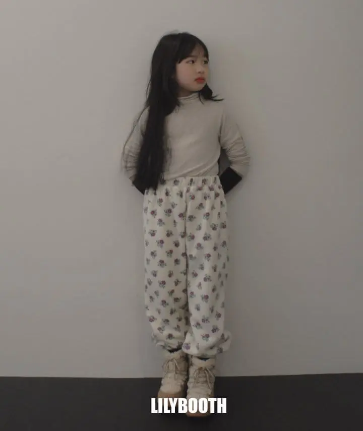 Lilybooth - Korean Children Fashion - #toddlerclothing - Flower Jogger Pants - 3