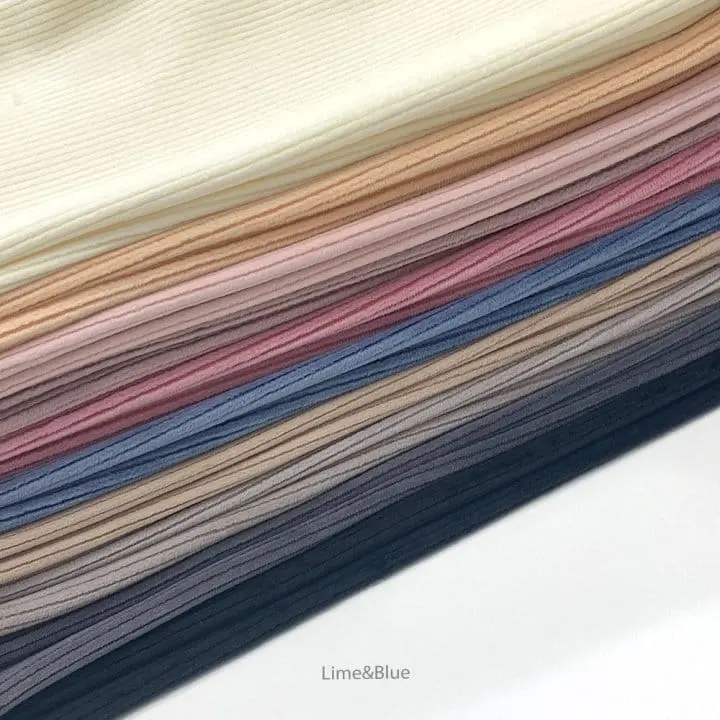 Lime & Blue - Korean Children Fashion - #childofig - Veloure Leggings - 6