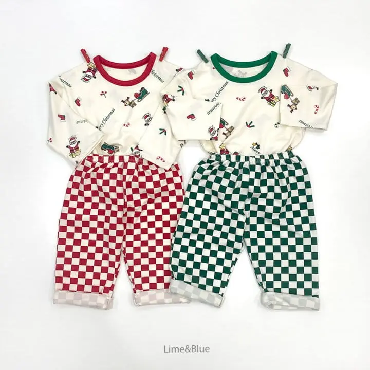Lime & Blue - Korean Children Fashion - #designkidswear - Chess Christmas Easywear - 2