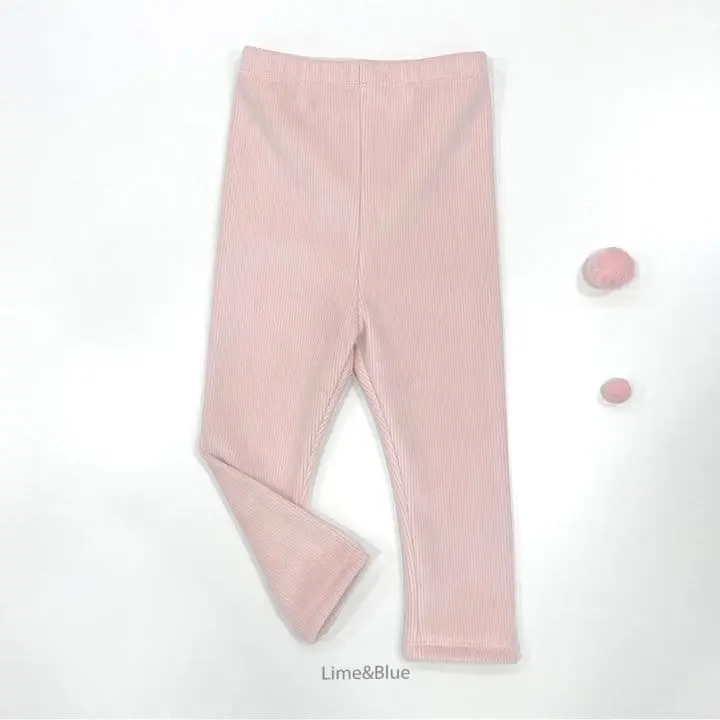 Lime & Blue - Korean Children Fashion - #discoveringself - Veloure Leggings - 9