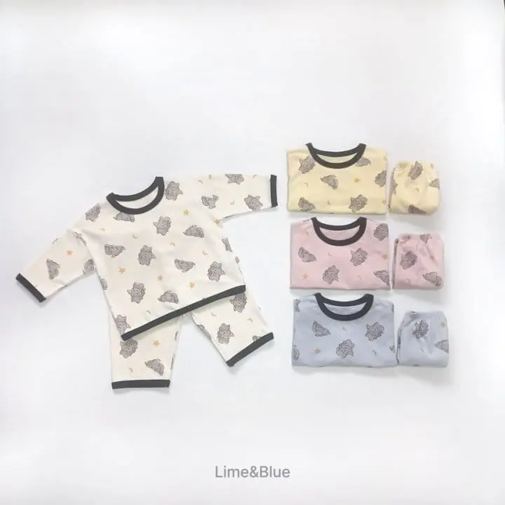 Lime & Blue - Korean Children Fashion - #discoveringself - Love Elephant Easywear