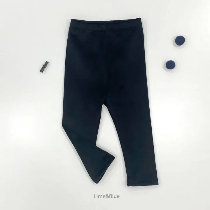 Lime & Blue - Korean Children Fashion - #fashionkids - Veloure Leggings - 10