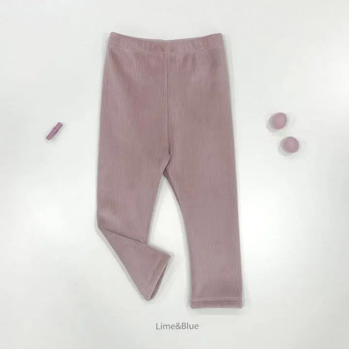 Lime & Blue - Korean Children Fashion - #kidsshorts - Veloure Leggings - 11