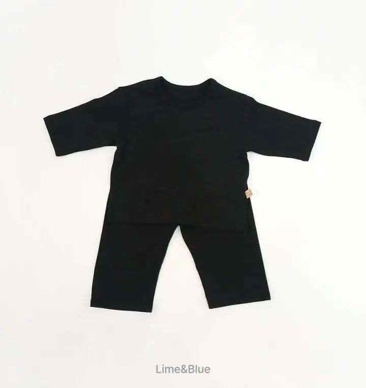Lime & Blue - Korean Children Fashion - #kidsstore - Creamy Easywear - 4