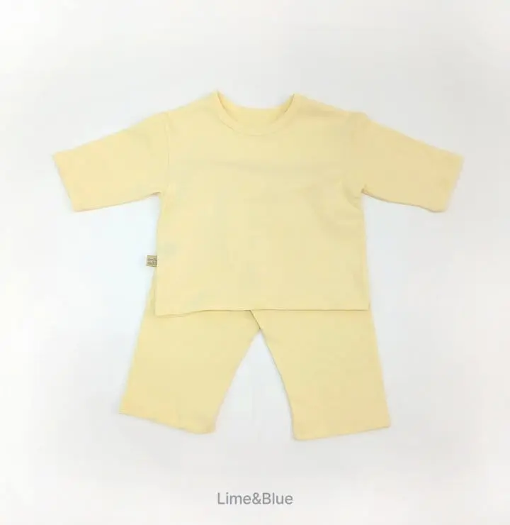 Lime & Blue - Korean Children Fashion - #stylishchildhood - Creamy Easywear - 12