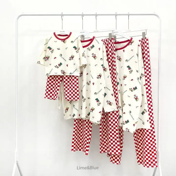 Lime & Blue - Korean Women Fashion - #womensfashion - Chess Christmas Easywear Mom - 2