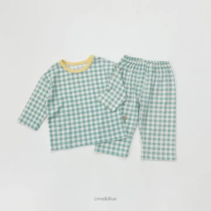 Lime & Blue - Korean Women Fashion - #womensfashion - Cracker Check Easywear Mom - 6