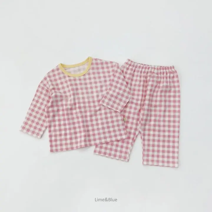 Lime & Blue - Korean Women Fashion - #womensfashion - Cracker Check Easywear Mom - 8