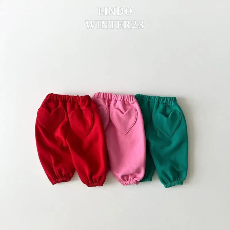 Lindo - Korean Children Fashion - #childofig - Heart Pocket Pants