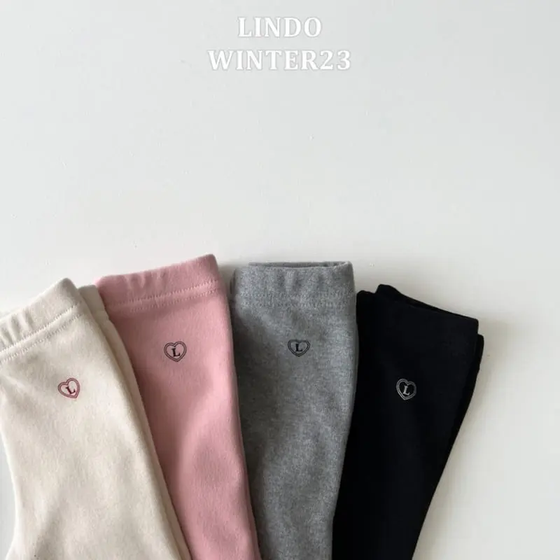 Lindo - Korean Children Fashion - #minifashionista - L Heart Leggings - 2