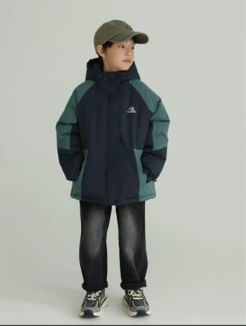 Little Rabbit - Korean Children Fashion - #Kfashion4kids - Junior Crew Padding Jacket - 3