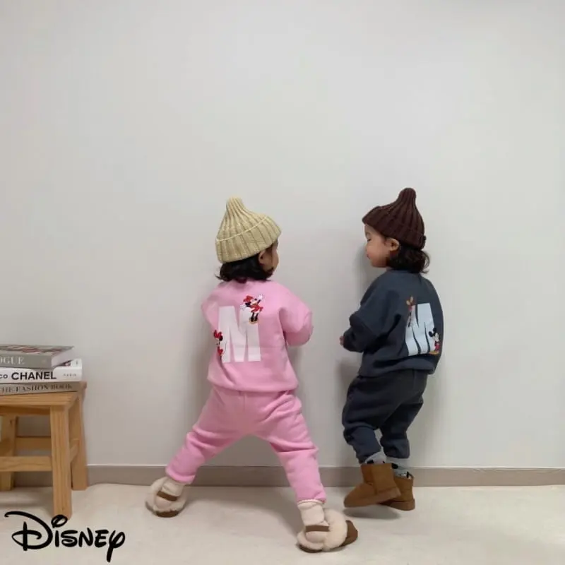 Little Rabbit - Korean Children Fashion - #designkidswear - Fleece Top Bottom Set - 3