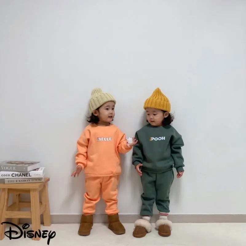 Little Rabbit - Korean Children Fashion - #designkidswear - Fleece Top Bottom Set - 4