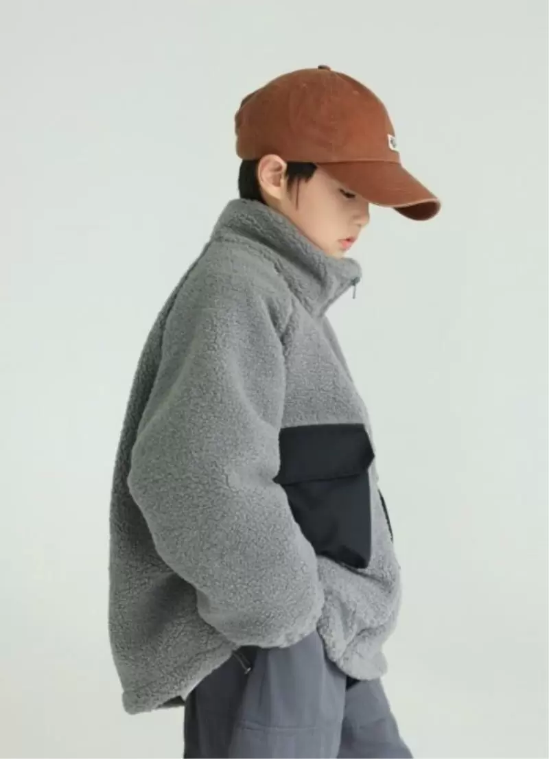 Little Rabbit - Korean Children Fashion - #kidsstore - Junior Pocket Jumper - 3