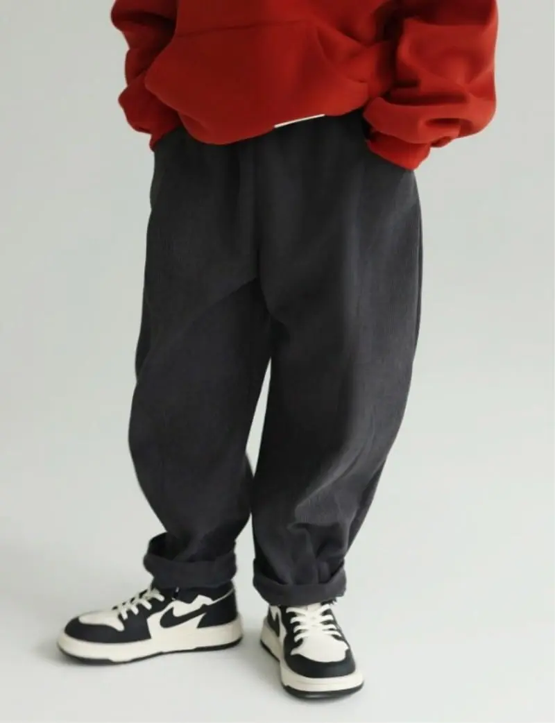 Little Rabbit - Korean Children Fashion - #littlefashionista - Junior Patch Rib Pants - 5
