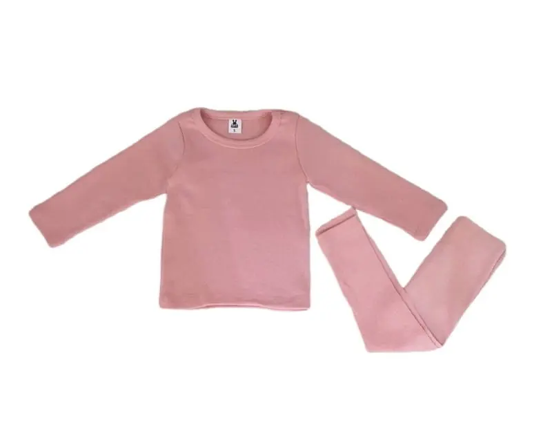 Little Rabbit - Korean Children Fashion - #minifashionista - Peach Basic Leggings - 10