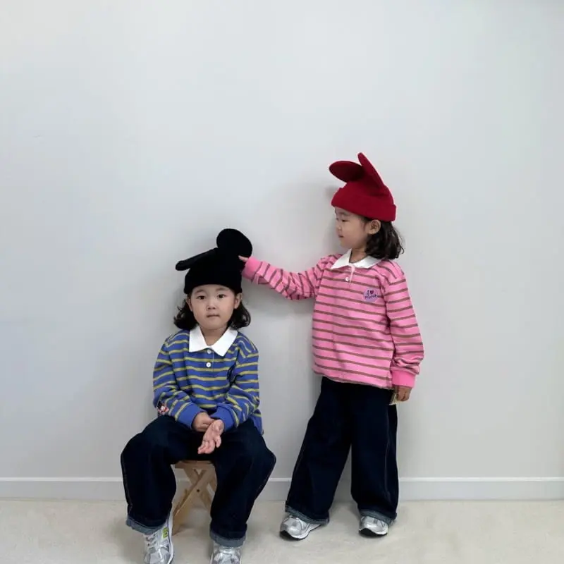 Little Rabbit - Korean Children Fashion - #todddlerfashion - ST Collar Sweatshirt