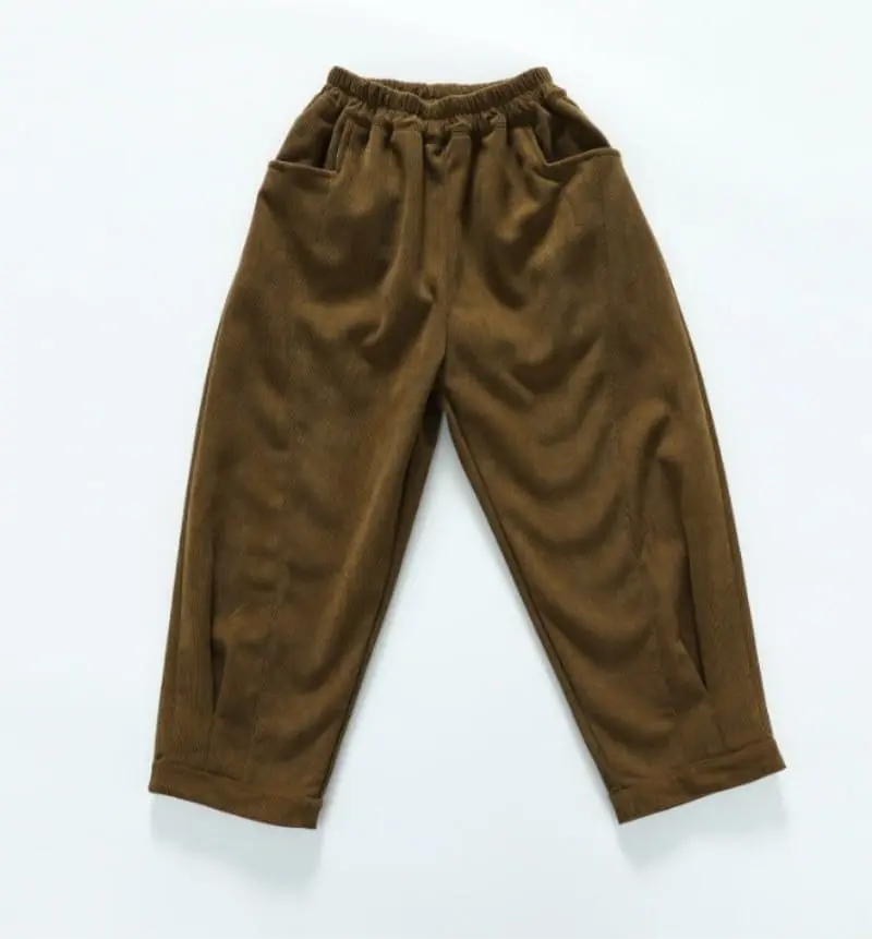 Little Rabbit - Korean Children Fashion - #todddlerfashion - Junior Patch Rib Pants - 9