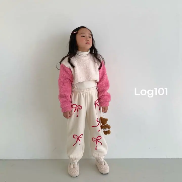 Log101 - Korean Children Fashion - #Kfashion4kids - Ribbon Pants - 3