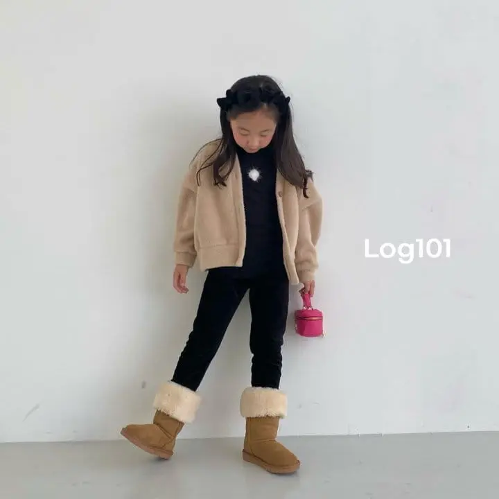 Log101 - Korean Children Fashion - #Kfashion4kids - Camel Cardigan - 9