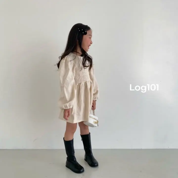 Log101 - Korean Children Fashion - #kidsshorts - London Smocked One-piece - 4
