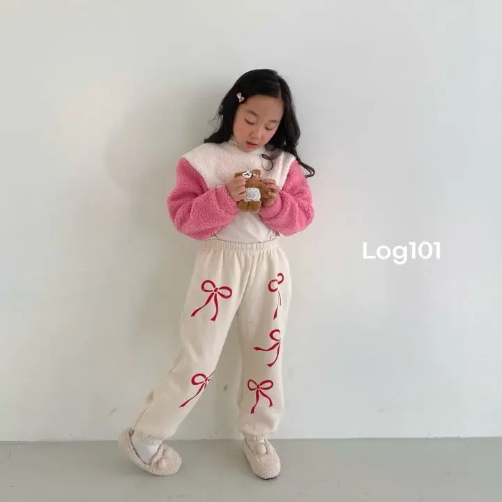 Log101 - Korean Children Fashion - #Kfashion4kids - Ribbon Pants - 4