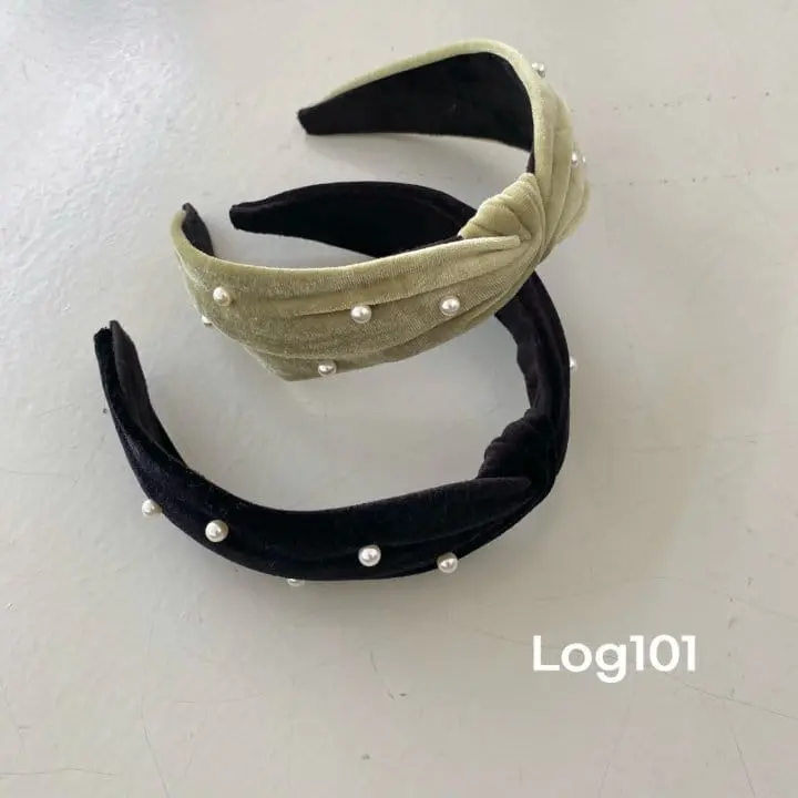 Log101 - Korean Children Fashion - #minifashionista - Velvet Peal Hairband