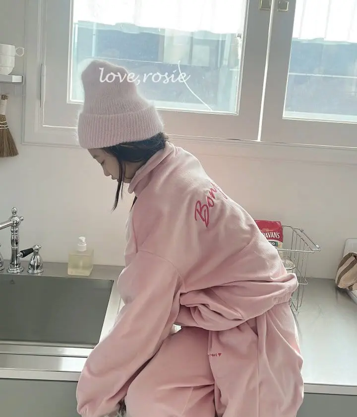 Love Rosie - Korean Children Fashion - #Kfashion4kids - Bon Jour Veloure Set - 7