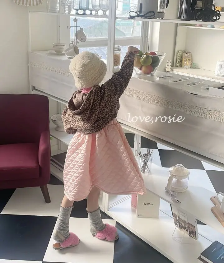 Love Rosie - Korean Children Fashion - #littlefashionista - Leopard Fleece Hoody Zip-up - 6