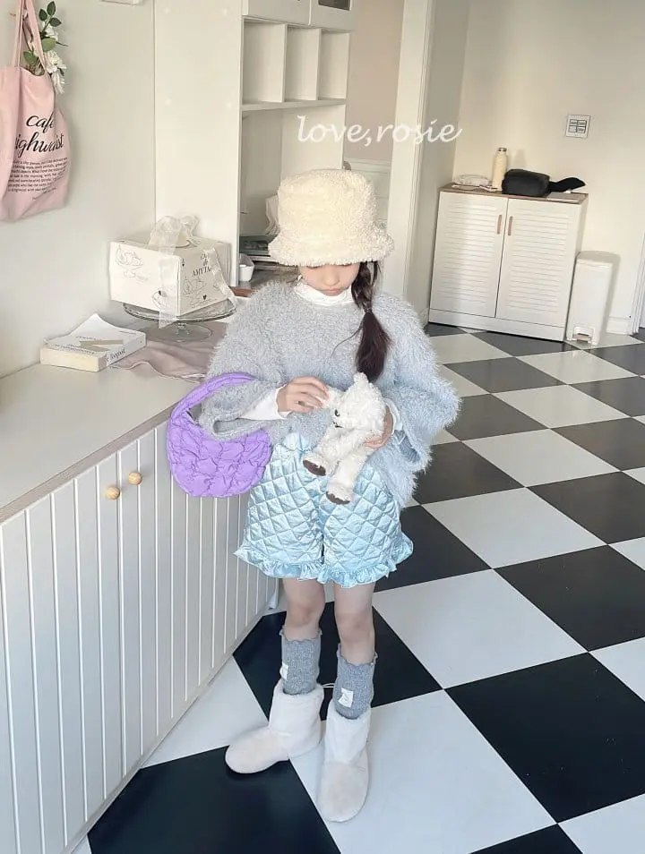 Love Rosie - Korean Children Fashion - #littlefashionista - Satin Quilting Shorts - 5