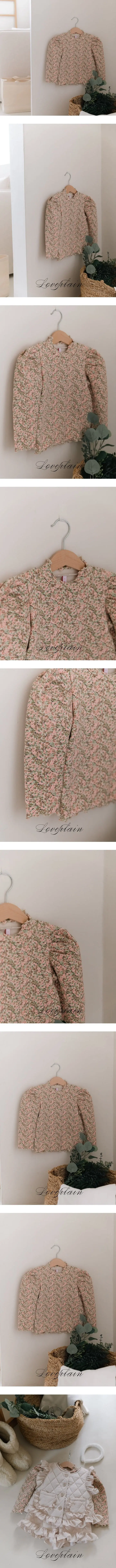 Loveplain - Korean Children Fashion - #kidzfashiontrend - Flower Half Turtleneck