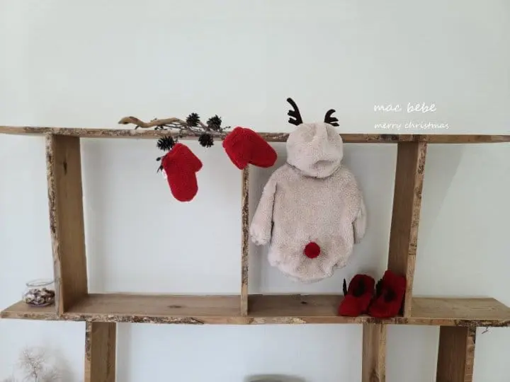 Mac - Korean Baby Fashion - #babyfever - Rudolph Bodysuit - 8