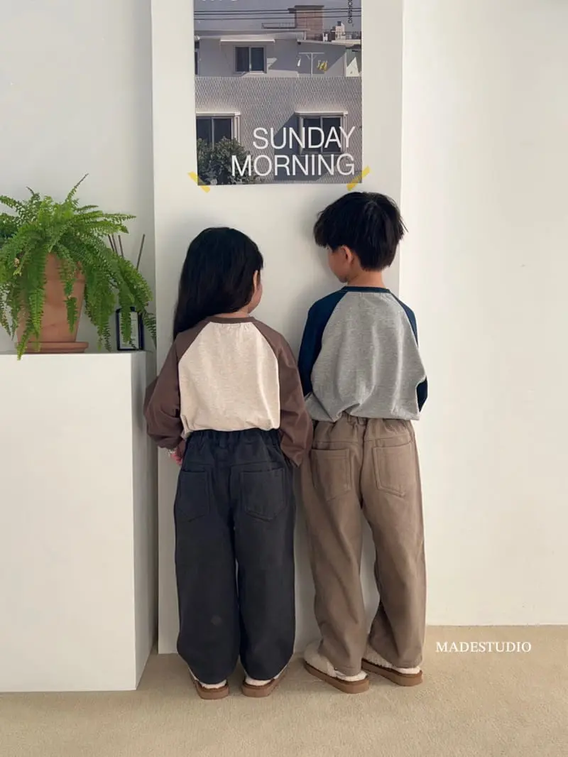 Made Studio - Korean Children Fashion - #littlefashionista - Logo Color Tee - 6