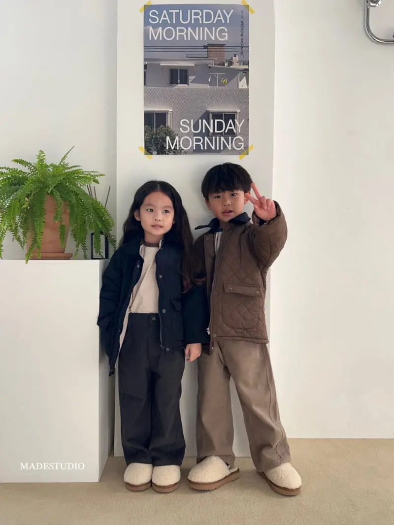 Made Studio - Korean Children Fashion - #stylishchildhood - Warm Pants - 2