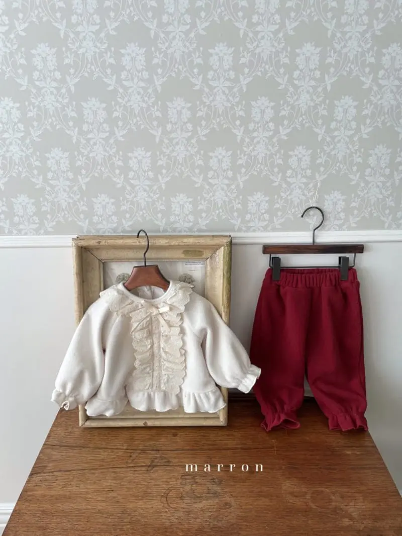 Marron Kid - Korean Baby Fashion - #babyboutique - Jingle Bell Top Bottom Set - 2