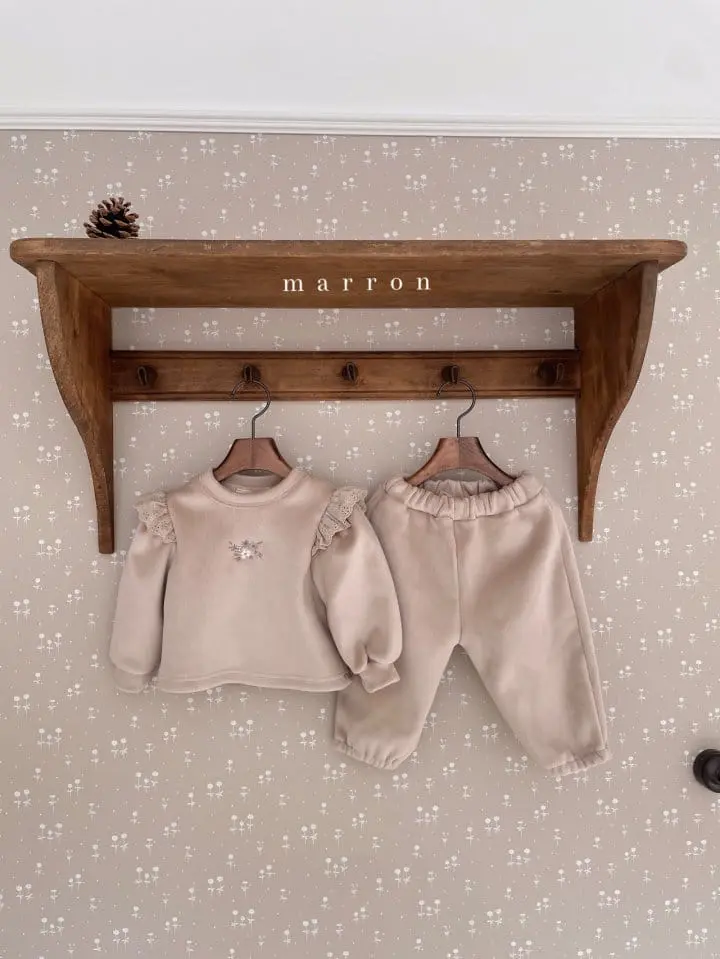 Marron Kid - Korean Baby Fashion - #babyboutiqueclothing - Praha Top Bottom set - 12