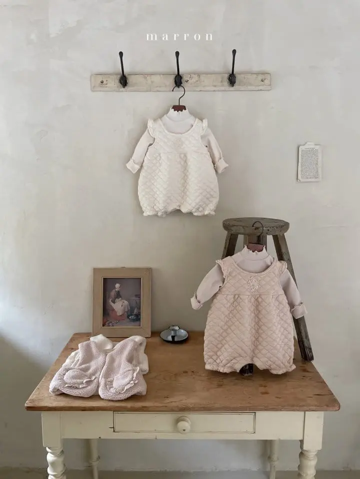 Marron Kid - Korean Baby Fashion - #babygirlfashion - Cloud Wing Bodysuit - 7