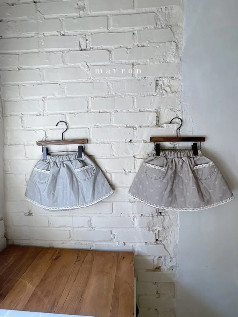 Marron Kid - Korean Baby Fashion - #babygirlfashion - Noel Skirt - 2