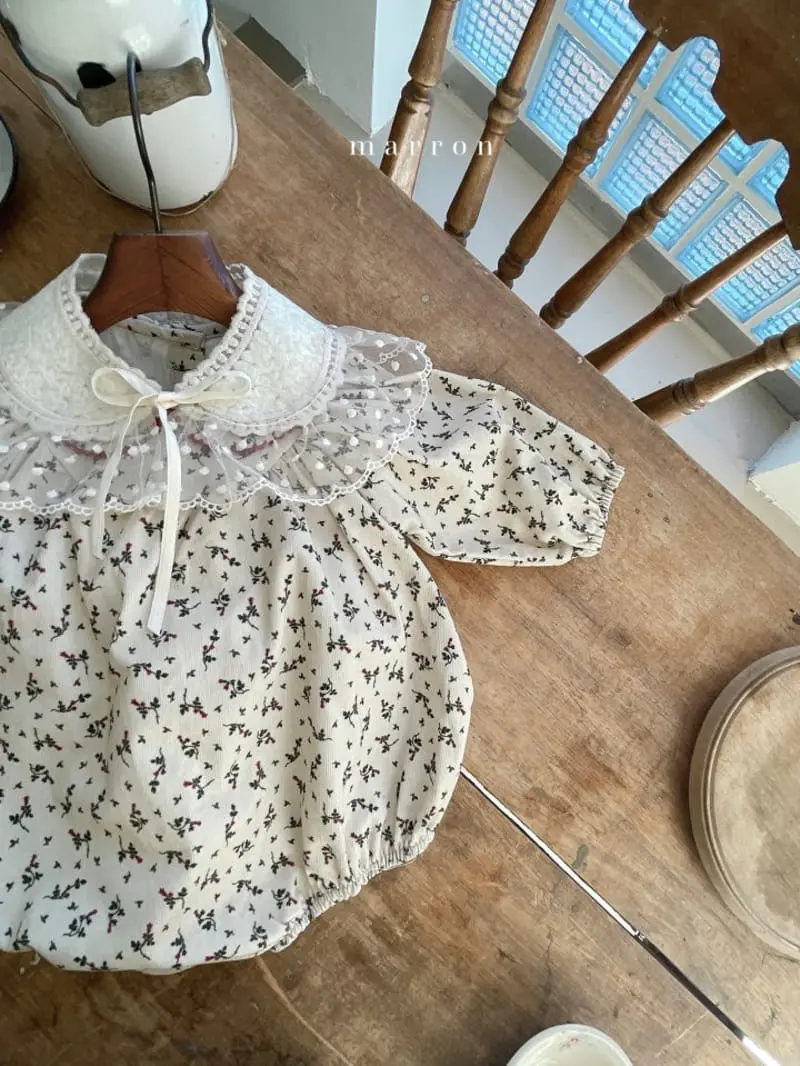 Marron Kid - Korean Baby Fashion - #babylifestyle - Christmas Bodysuit - 10