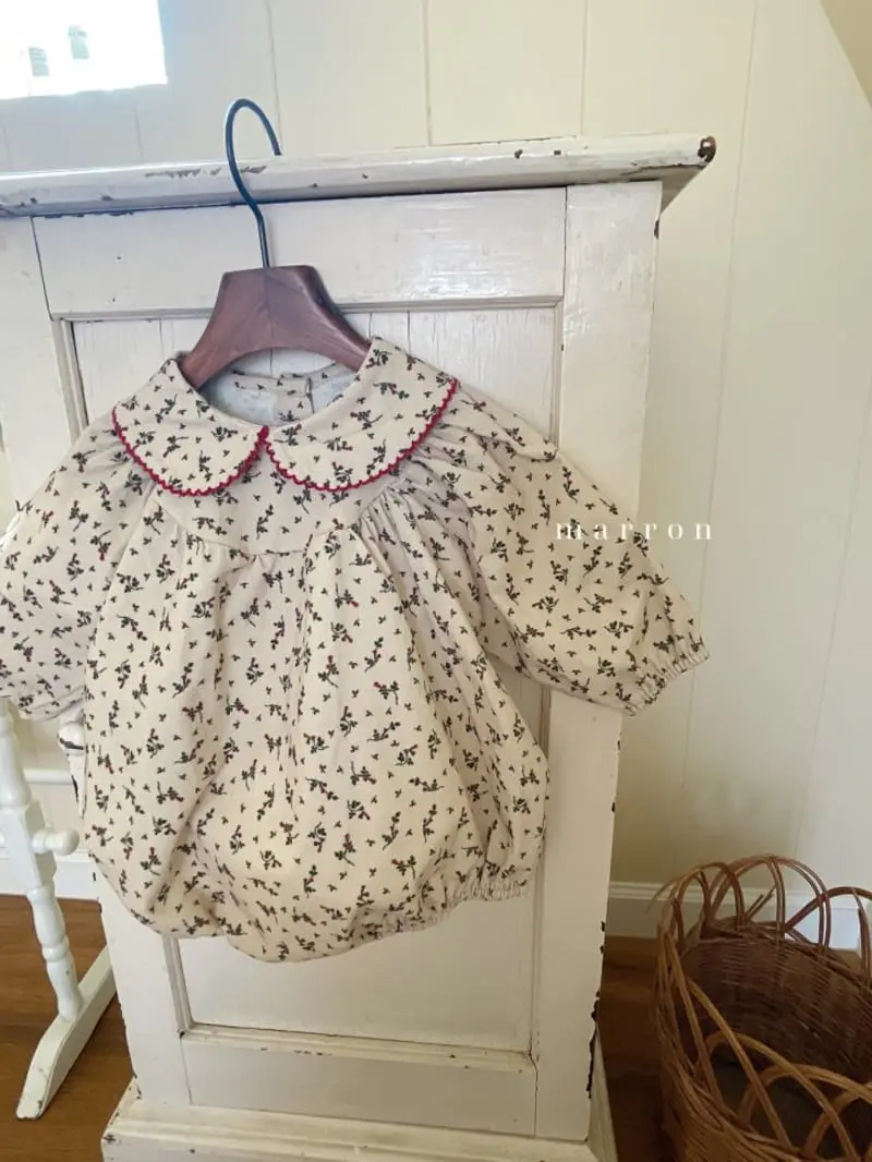 Marron Kid - Korean Baby Fashion - #babyoninstagram - Christmas Bodysuit - 11