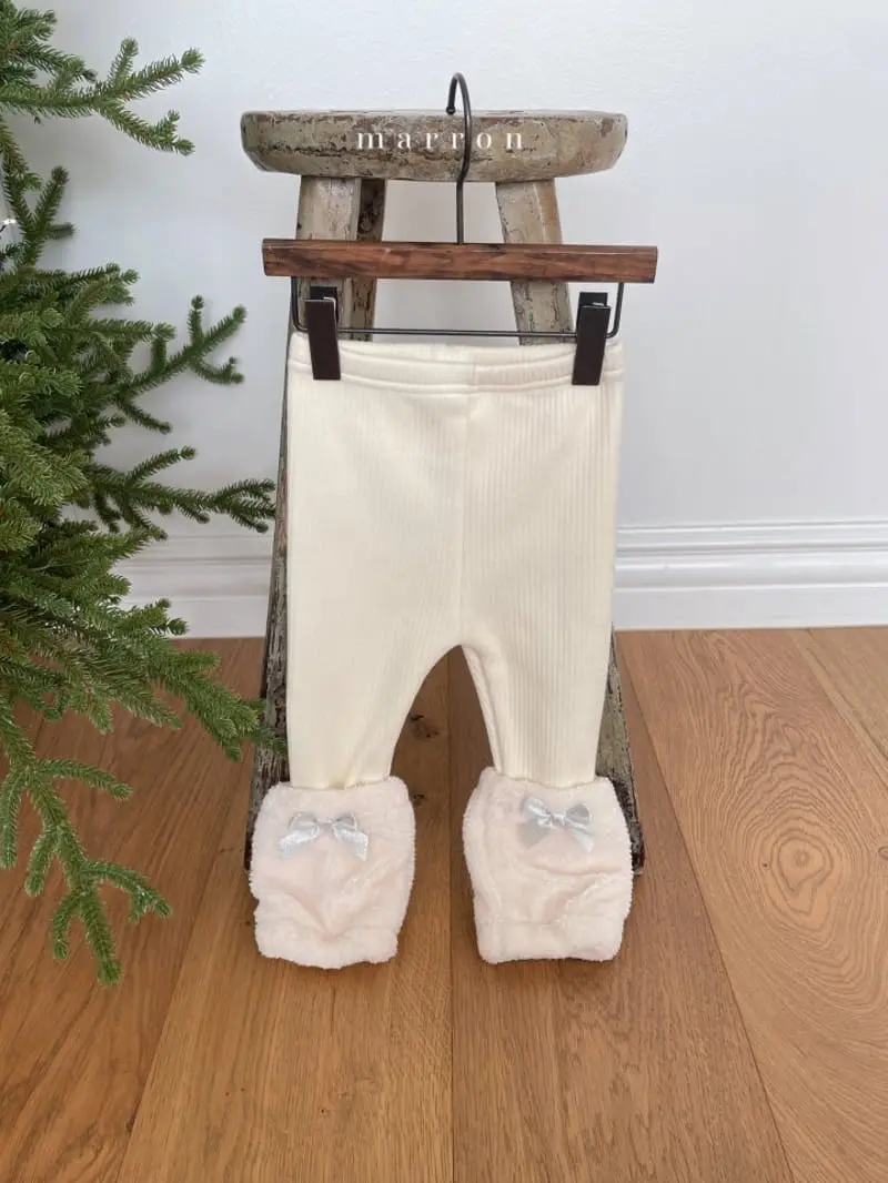 Marron Kid - Korean Baby Fashion - #babyoninstagram - Fluffy Toshi Leggings - 6