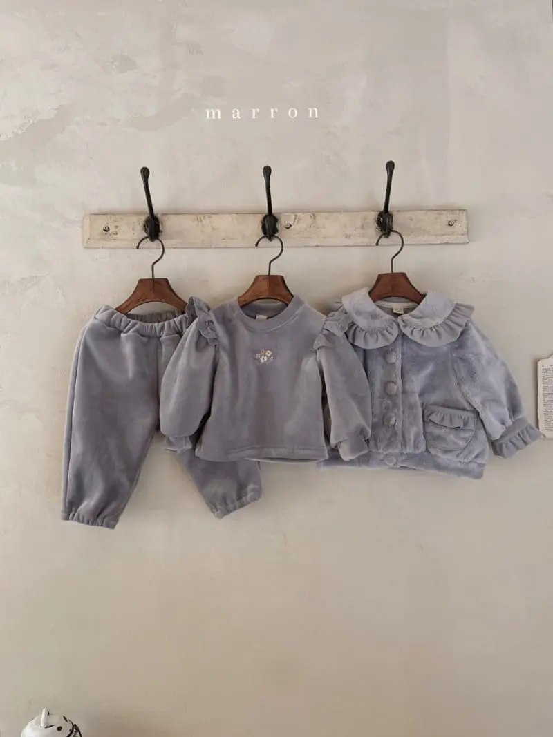 Marron Kid - Korean Baby Fashion - #babyoninstagram - Praha Top Bottom set - 4